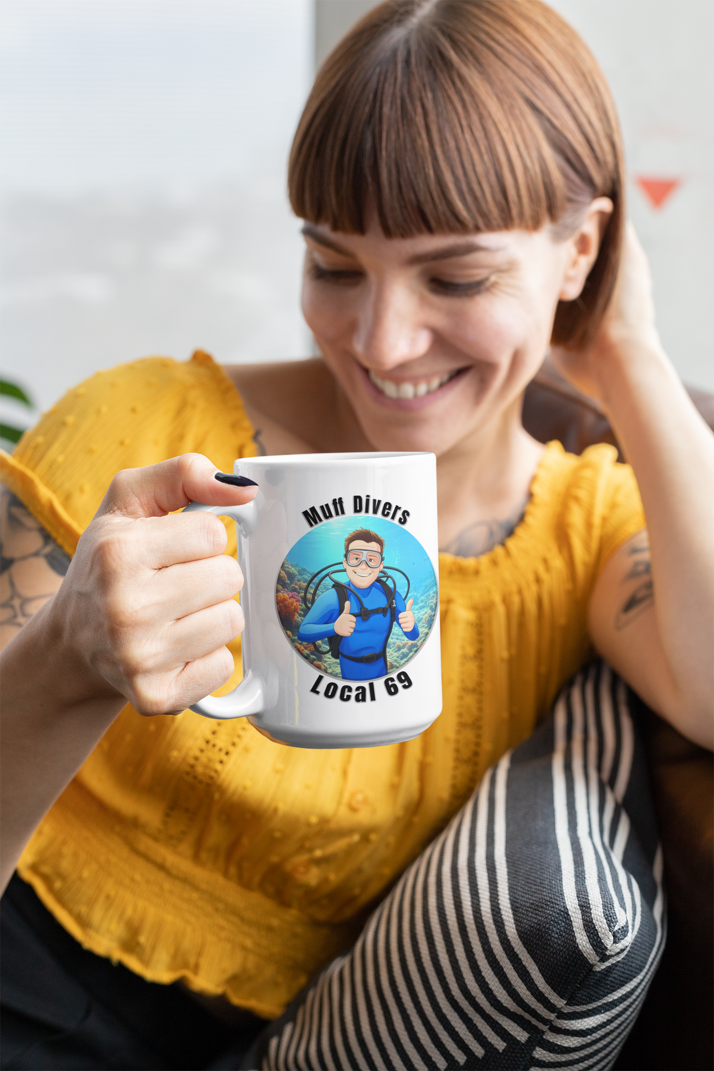 Muff Divers Local 69 mug All Caffeine Coffee Time Eat Pussy Funny Sarcastic Mug gift for boyfriend gift for dad gift for him Java libertarian Mocha oral sex stocking stuffer Vagene vagina