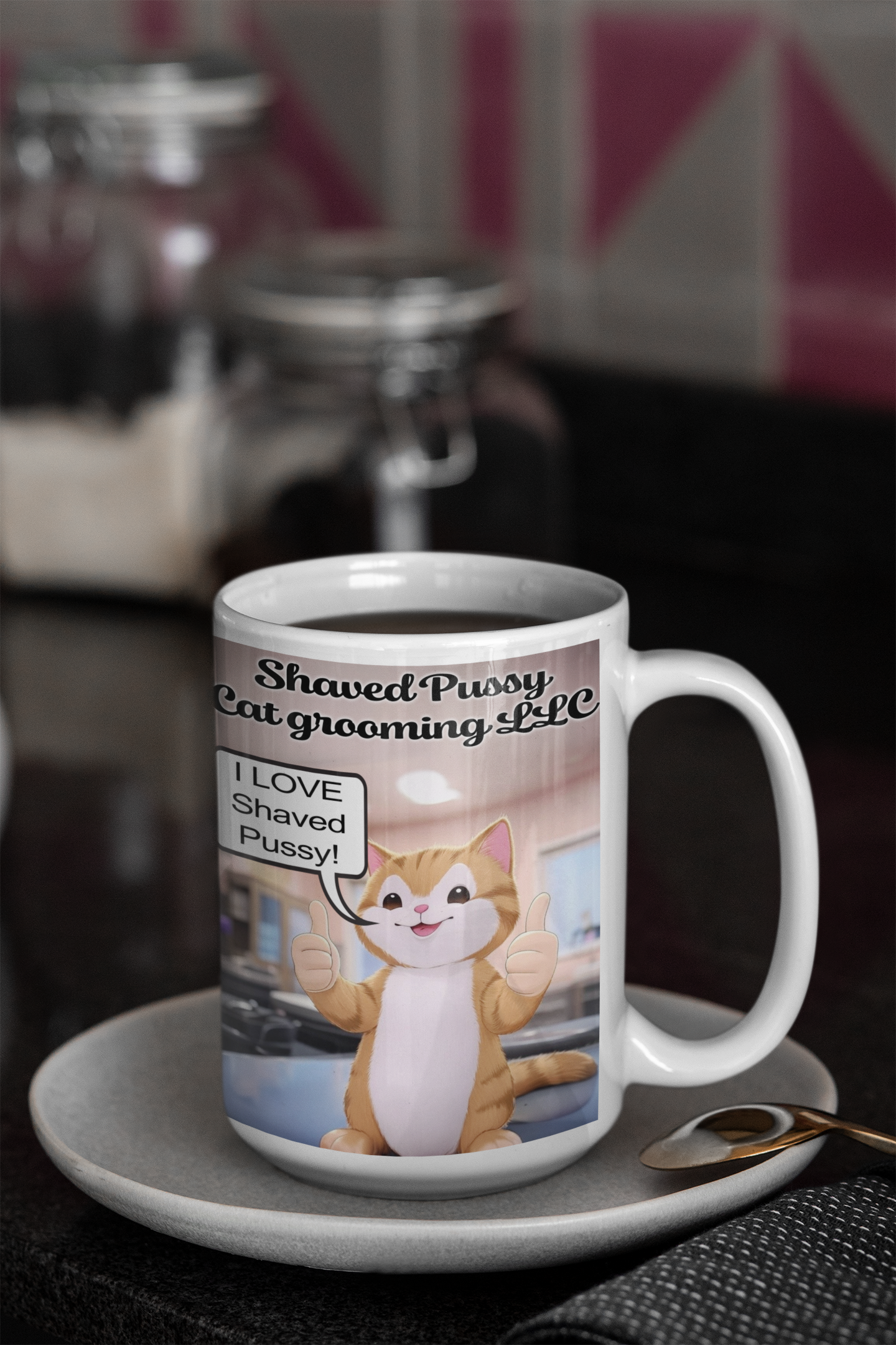 Shaved Pussy Cat Grooming LLC funny mug All Caffeine Christian gift Christmas gift Coffee Time Dark Humor Funny Sarcastic Mug gift for boyfriend gift for dad gift for grandpa gift for him gift for husband gift for mom gift for wife Java Mocha stocking stuffer