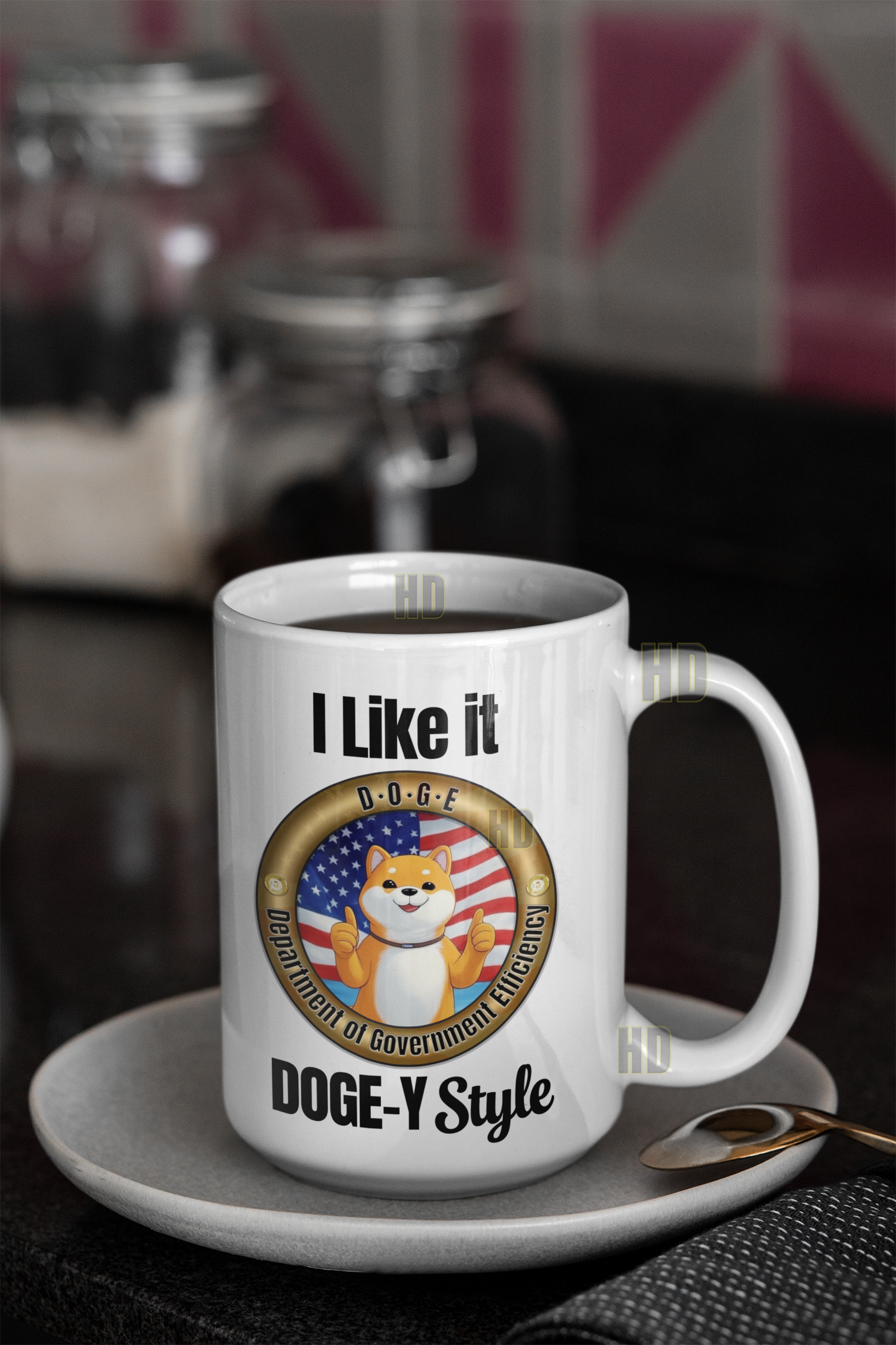 I like it DOGE-y Style mug All Caffeine Coffee Time DOGE Elon Elon Musk Funny Sarcastic Mug gift for boyfriend gift for dad gift for him Java libertarian Mocha stocking stuffer