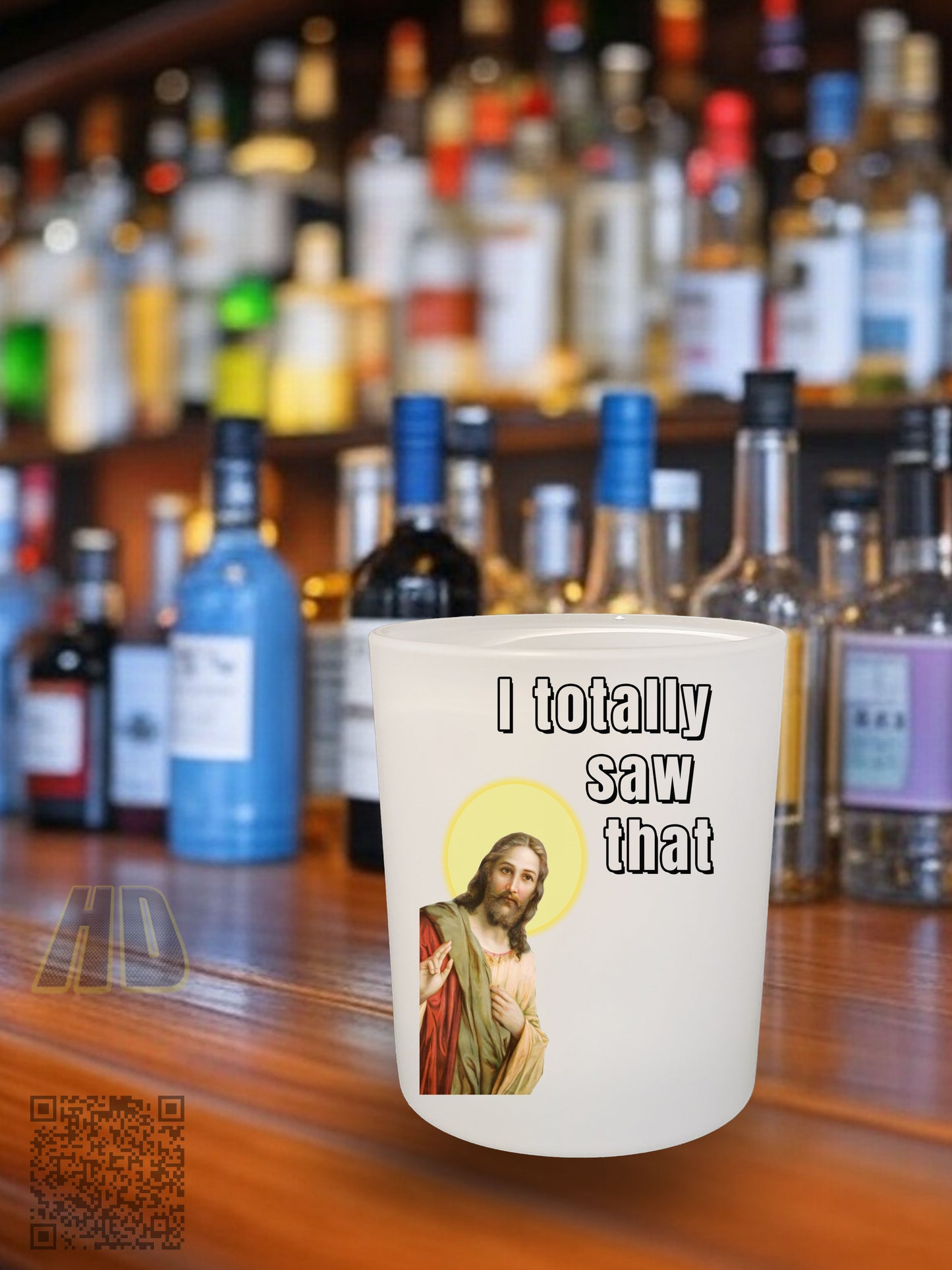 I totally saw that 10.25 ounce rock glass gift for dad gift for him gift for mom gift for wife jesus meme Unique gift Whiskey