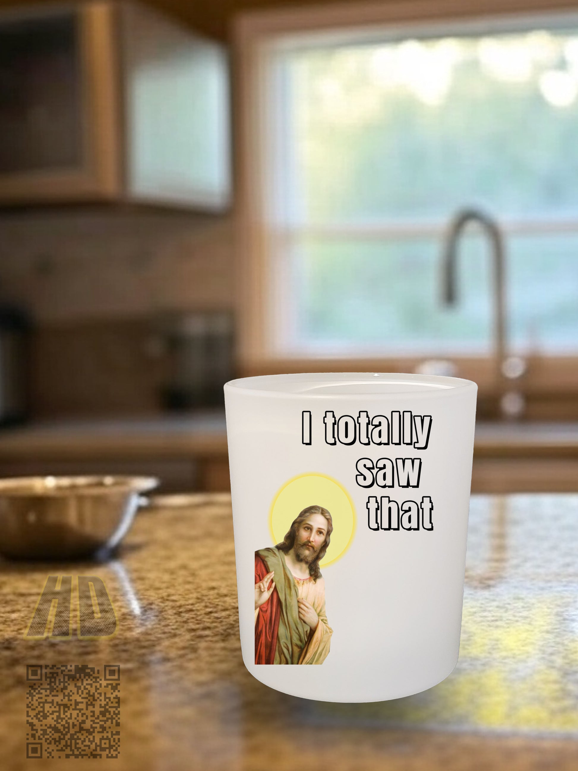 I totally saw that 10.25 ounce rock glass gift for dad gift for him gift for mom gift for wife jesus meme Unique gift Whiskey