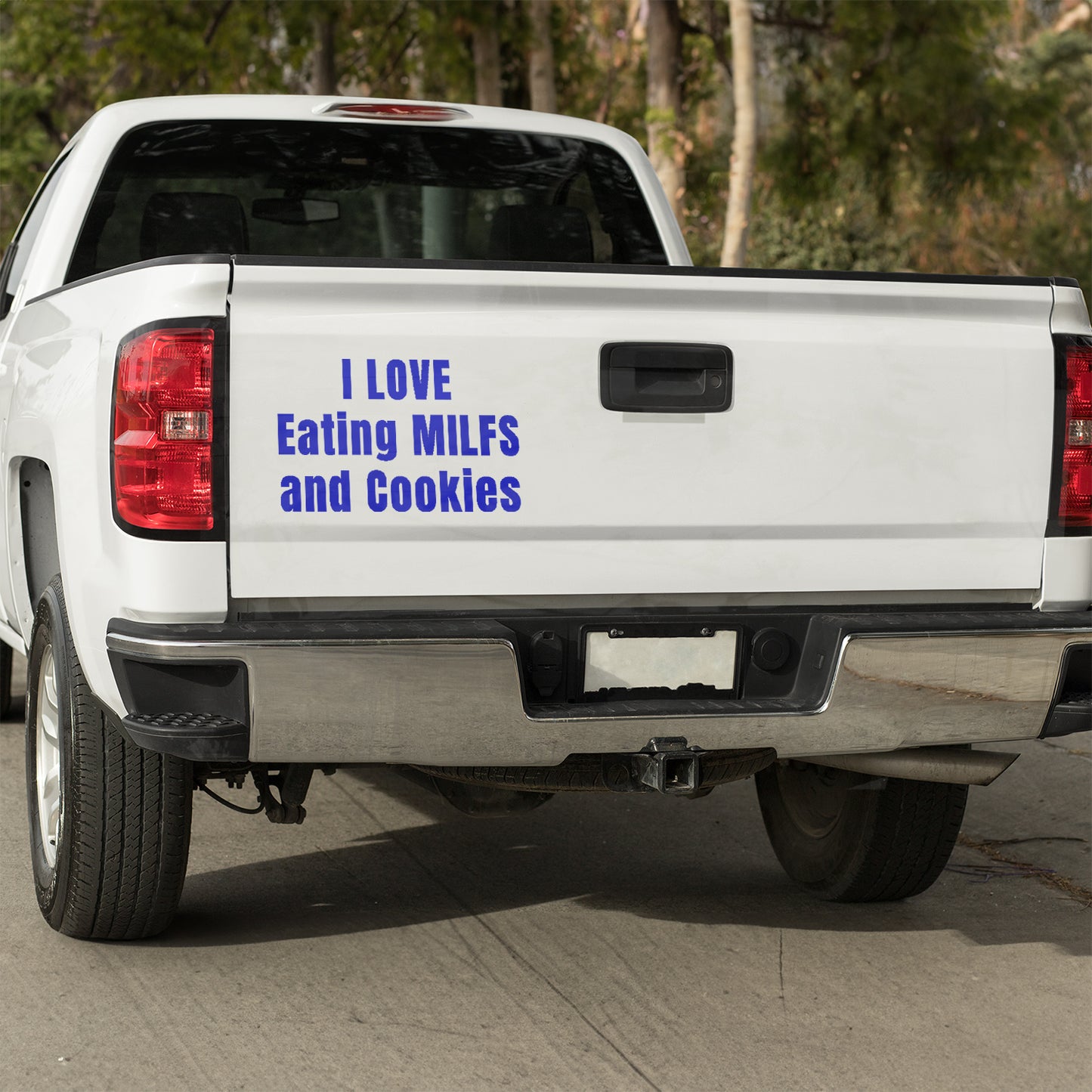 I love eating MILFs and Cookies - Vinyl decal Car Window Decal Funny Decal funny decals for trucks gift for him Sarcastic Humor Truck decal truck decals truck decals for men