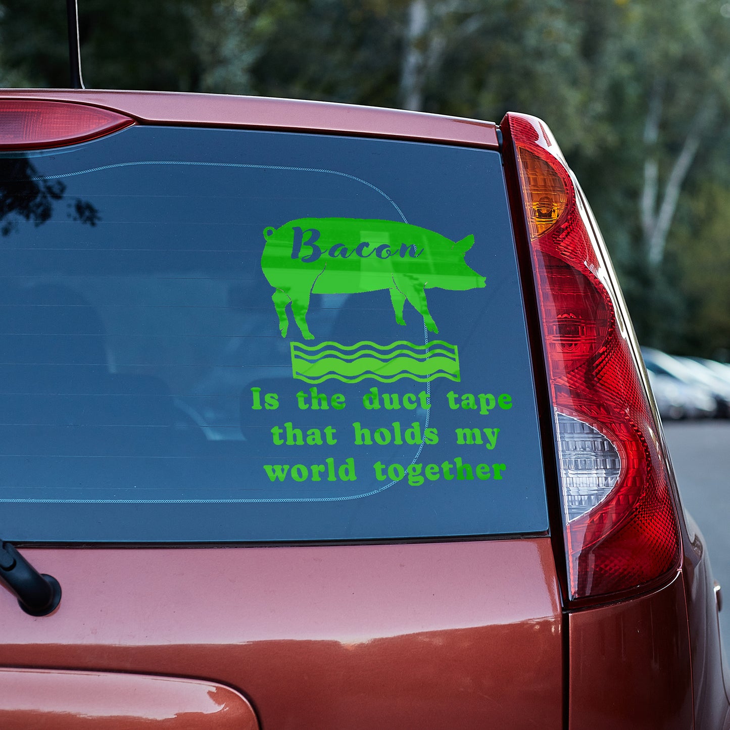 Bacon is the duct tape that holds my world together vinyl decal carnivore carnivore bacon carnivore diet Carnivore WOE decal stickers Decals for cars Decals for Trucks decals for tumblers minivan sticker SUV decals truck decals window decal car Window decals window decor