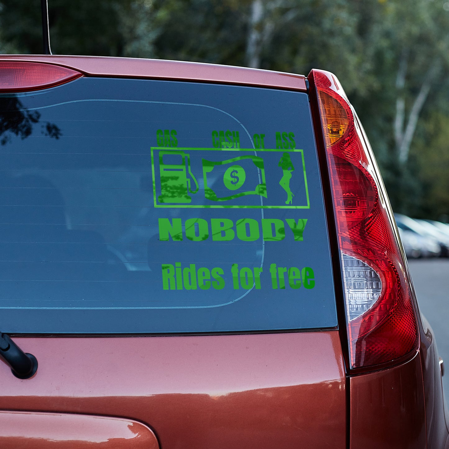 Gas Cash or Ass, nobody rides for free vinyl decal decal stickers Decals for cars Decals for Trucks decals for tumblers minivan sticker SUV decals truck decals window decal car Window decals window decor