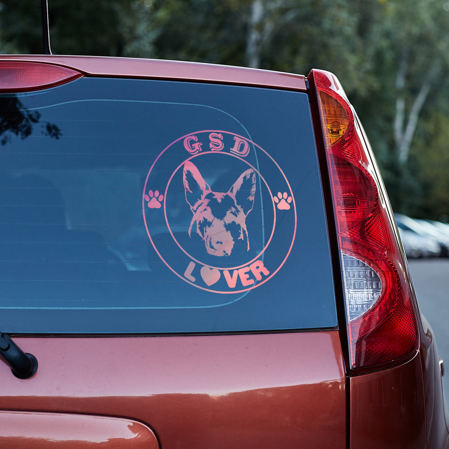 GSD (German Shepherd Dog) Lover vinyl decal decal stickers Decals for cars Decals for Trucks decals for tumblers Dog Lover freedom German Shepherd liberty minivan sticker SUV decals truck decals window decal car Window decals window decor