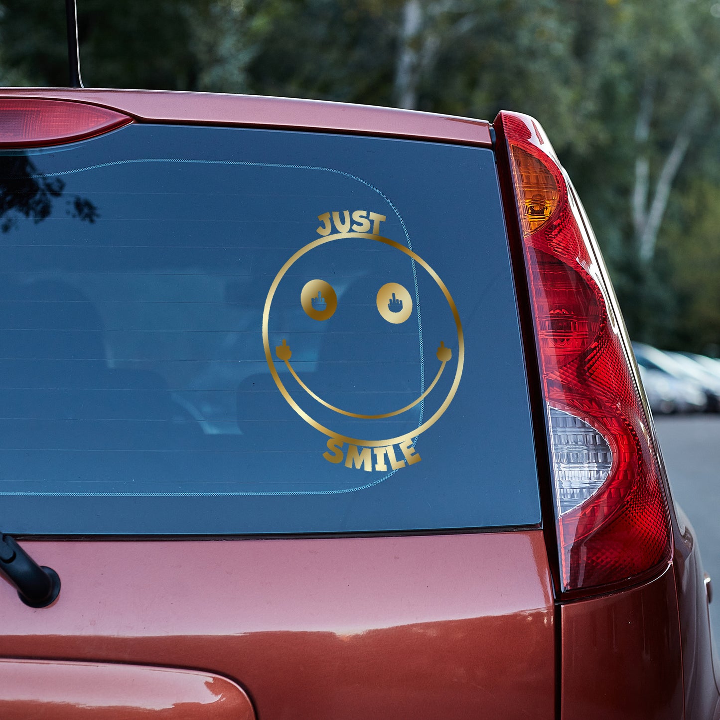 Just smile funny Vinyl decal decal stickers Decals for cars Decals for Trucks decals for tumblers freedom liberty minivan sticker SUV decals truck decals window decal car Window decals window decor