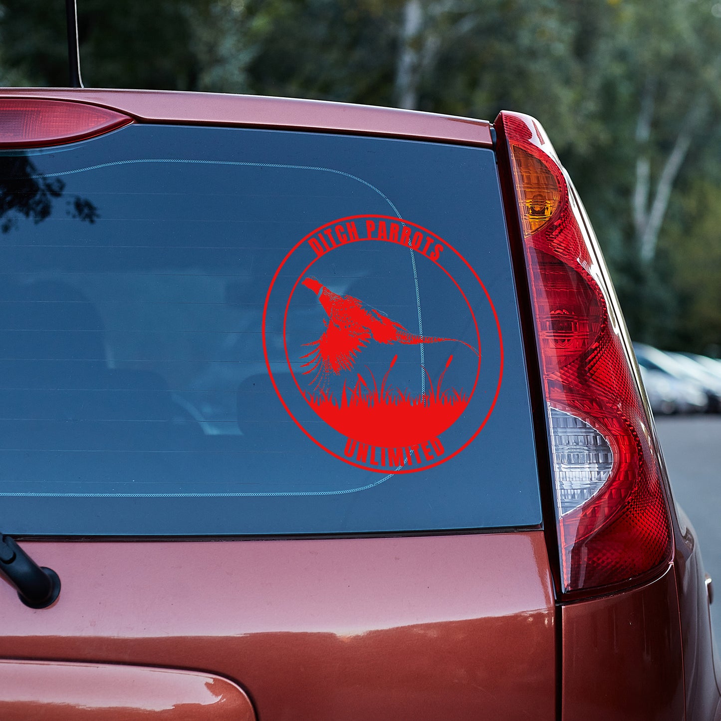 Ditch Parrots Unlimited Vinyl decal decal stickers Decals for cars Decals for Trucks decals for tumblers deer decals for trucks deer hunter hunting hunting decal minivan sticker SUV decals truck decals window decal car Window decals window decor