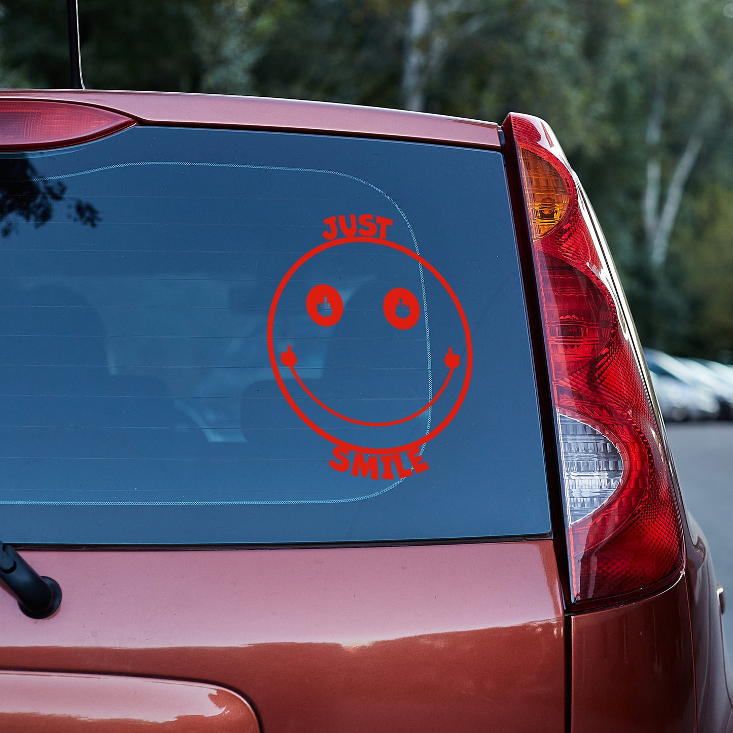 Just smile funny Vinyl decal decal stickers Decals for cars Decals for Trucks decals for tumblers freedom liberty minivan sticker SUV decals truck decals window decal car Window decals window decor