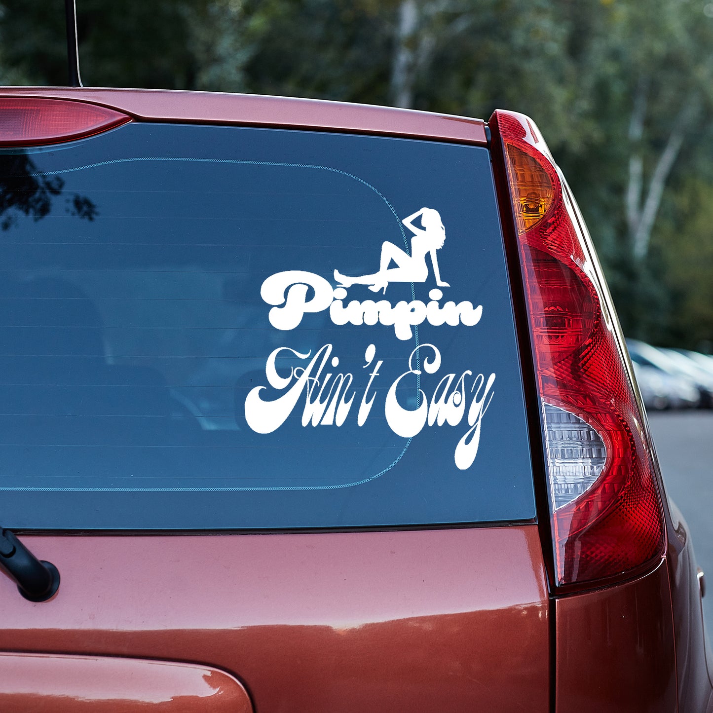 Pimpin aint easy vinyl decal decal stickers Decals for cars Decals for Trucks decals for tumblers minivan sticker SUV decals truck decals window decal car Window decals window decor