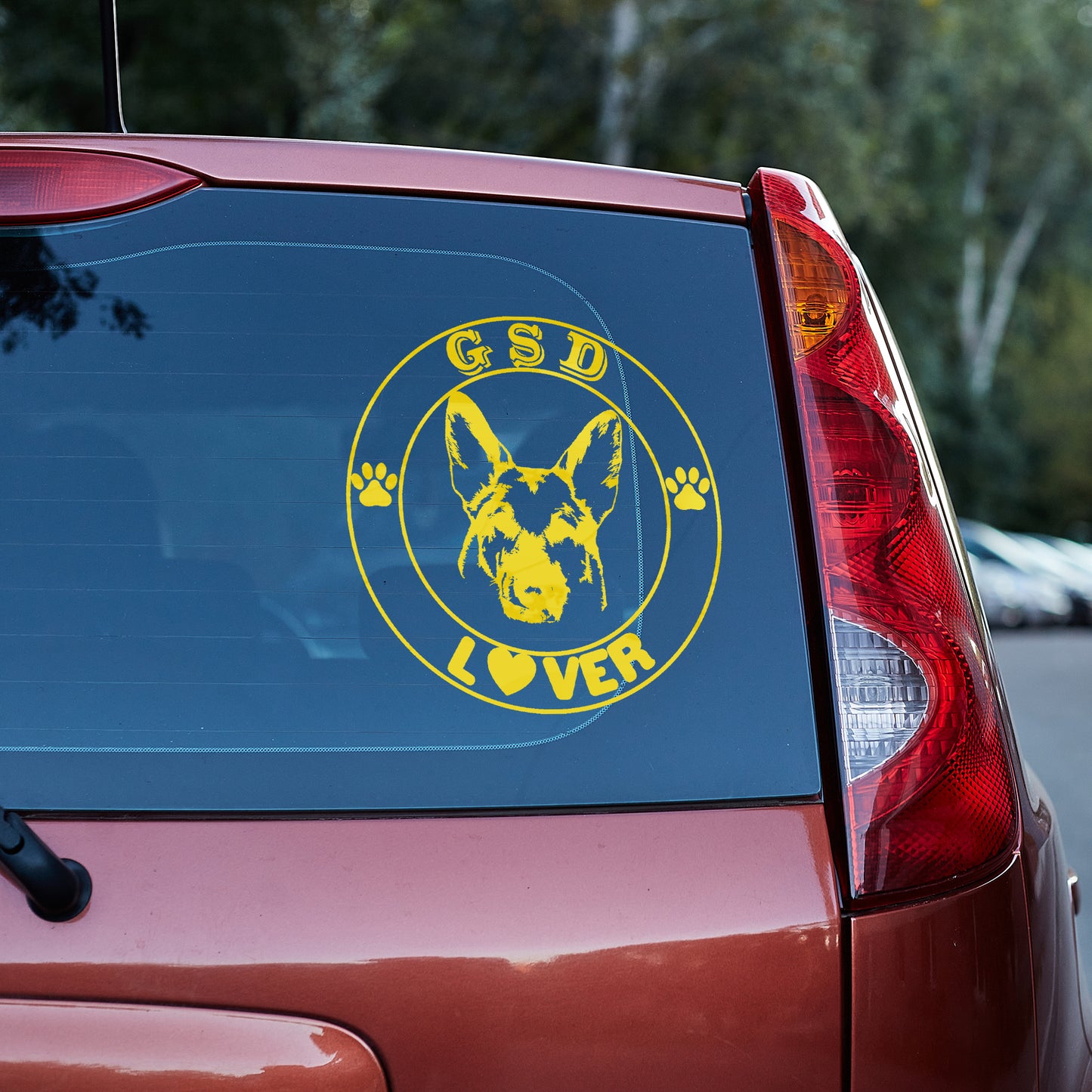 GSD (German Shepherd Dog) Lover vinyl decal decal stickers Decals for cars Decals for Trucks decals for tumblers Dog Lover freedom German Shepherd liberty minivan sticker SUV decals truck decals window decal car Window decals window decor