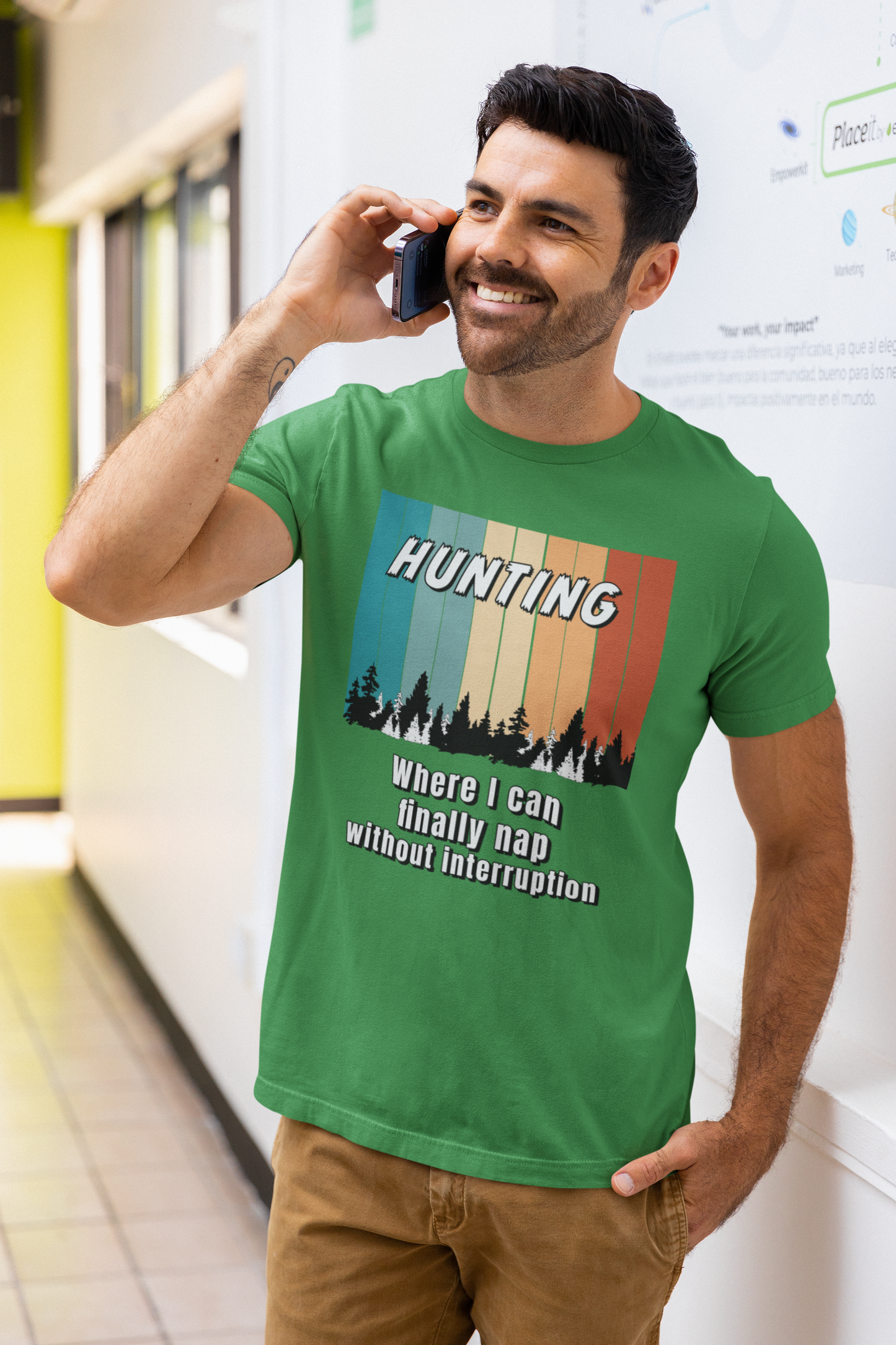 Hunting, where I can finally nap without interruption unisex T-Shirt archery bird hunting Christmas gift dads day gift deer hunter gift for dad gift for grandpa gift for him hunting moms gift muzzle loader Shotgun Unique gift