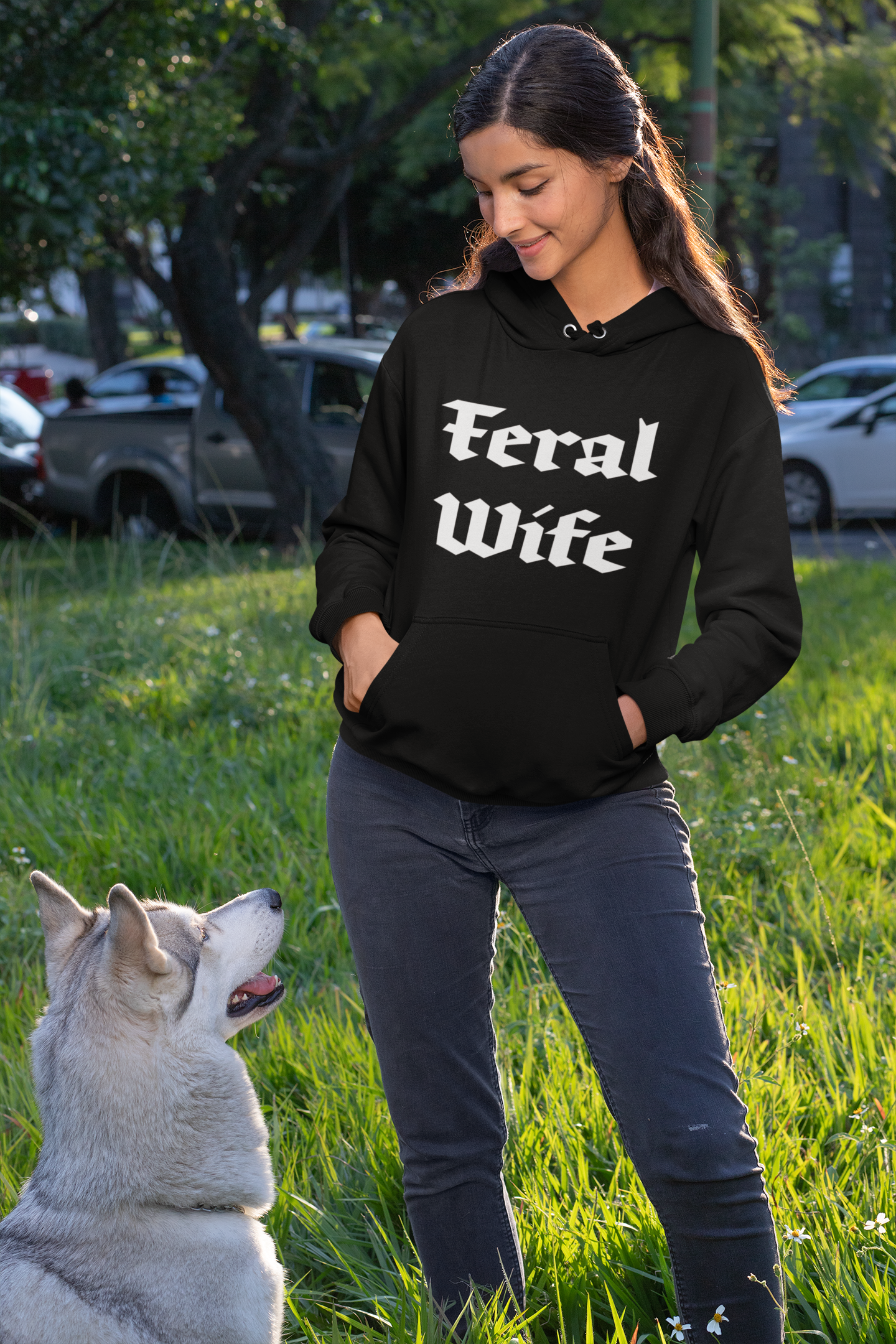 Feral Wife 1 Hoodie - Unisex Feral funny mothers day gift for mom gift for wife mothers day mothers day gift Mothers Day shirt Rabid Racoon Unique gift