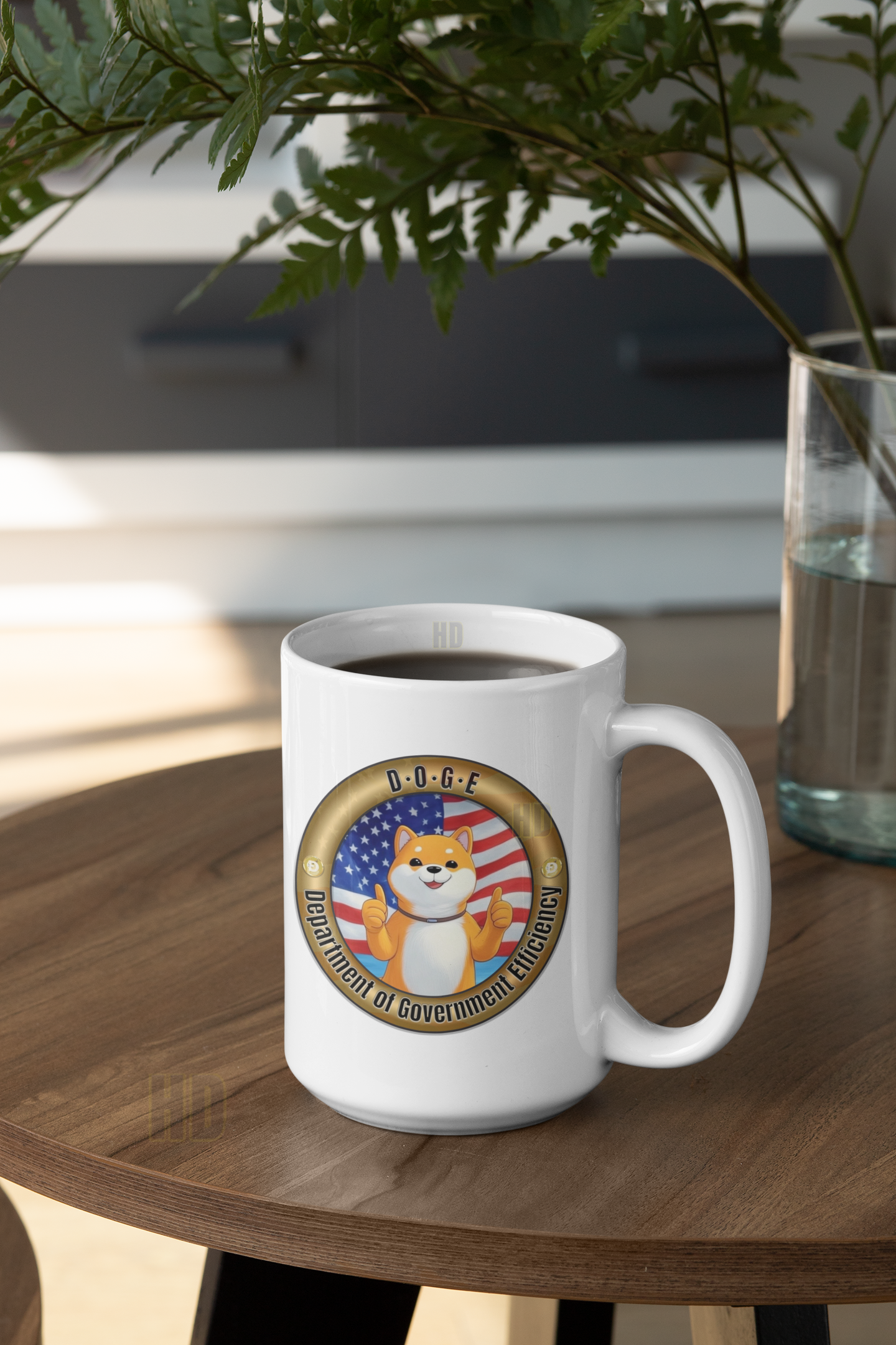 DOGE (Department Of Government Efficiency) mug All Caffeine Coffee Time DOGE Elon Elon Musk Funny Sarcastic Mug gift for boyfriend gift for dad gift for him Java libertarian Mocha stocking stuffer