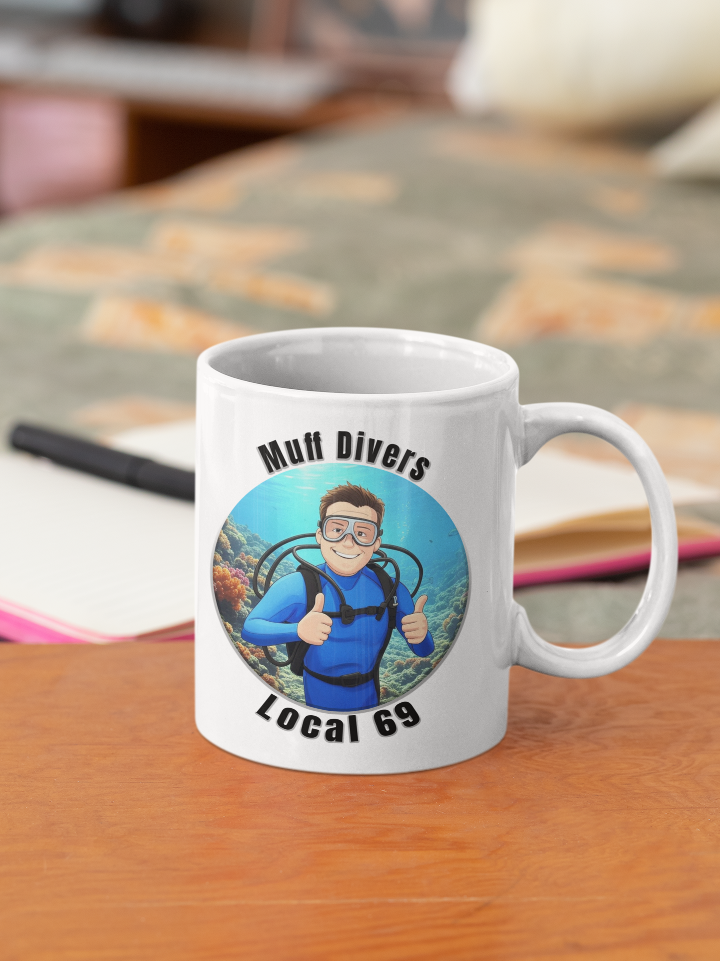 Muff Divers Local 69 mug All Caffeine Coffee Time Eat Pussy Funny Sarcastic Mug gift for boyfriend gift for dad gift for him Java libertarian Mocha oral sex stocking stuffer Vagene vagina