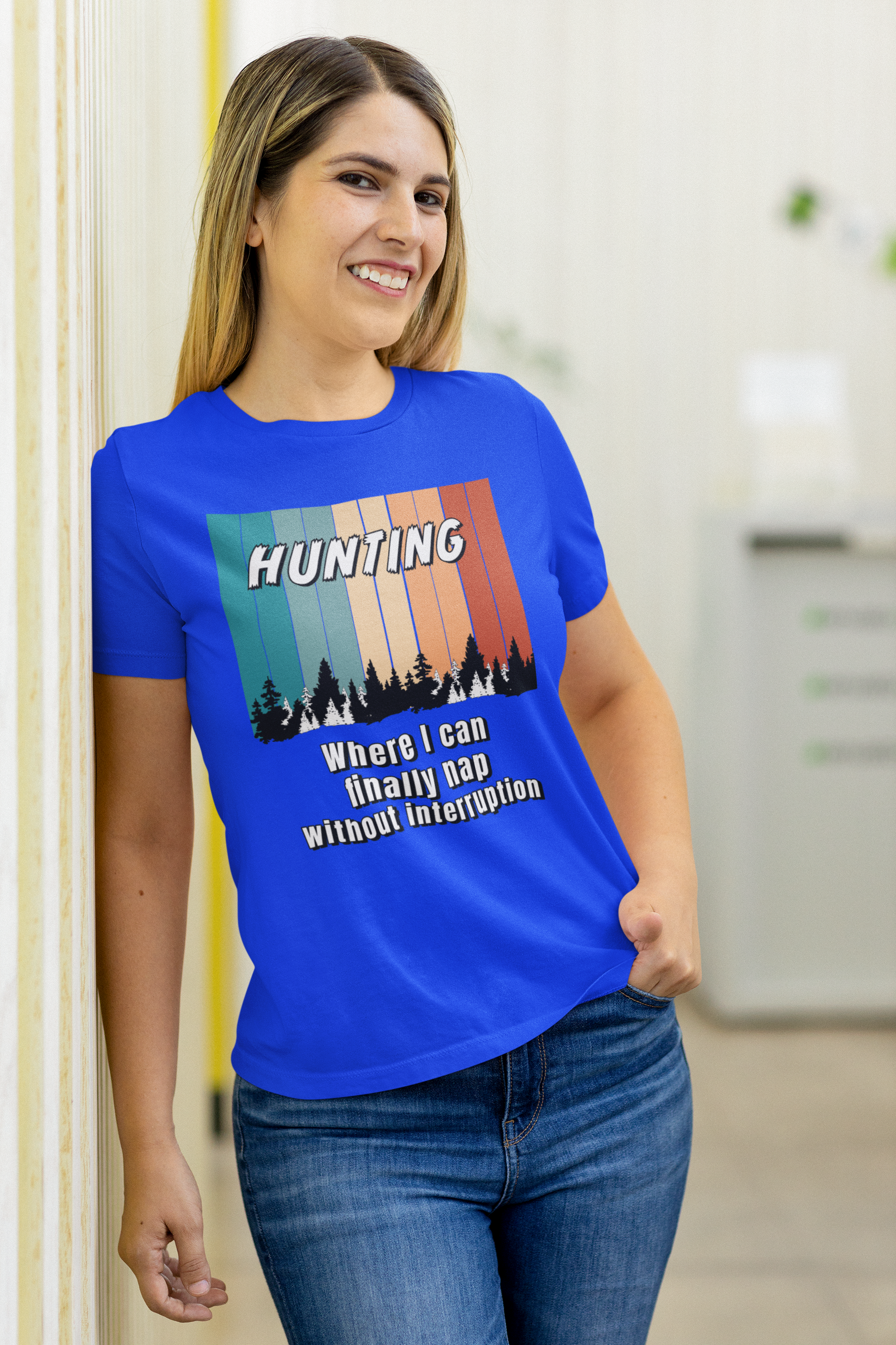 Hunting, where I can finally nap without interruption unisex T-Shirt archery bird hunting Christmas gift dads day gift deer hunter gift for dad gift for grandpa gift for him hunting moms gift muzzle loader Shotgun Unique gift