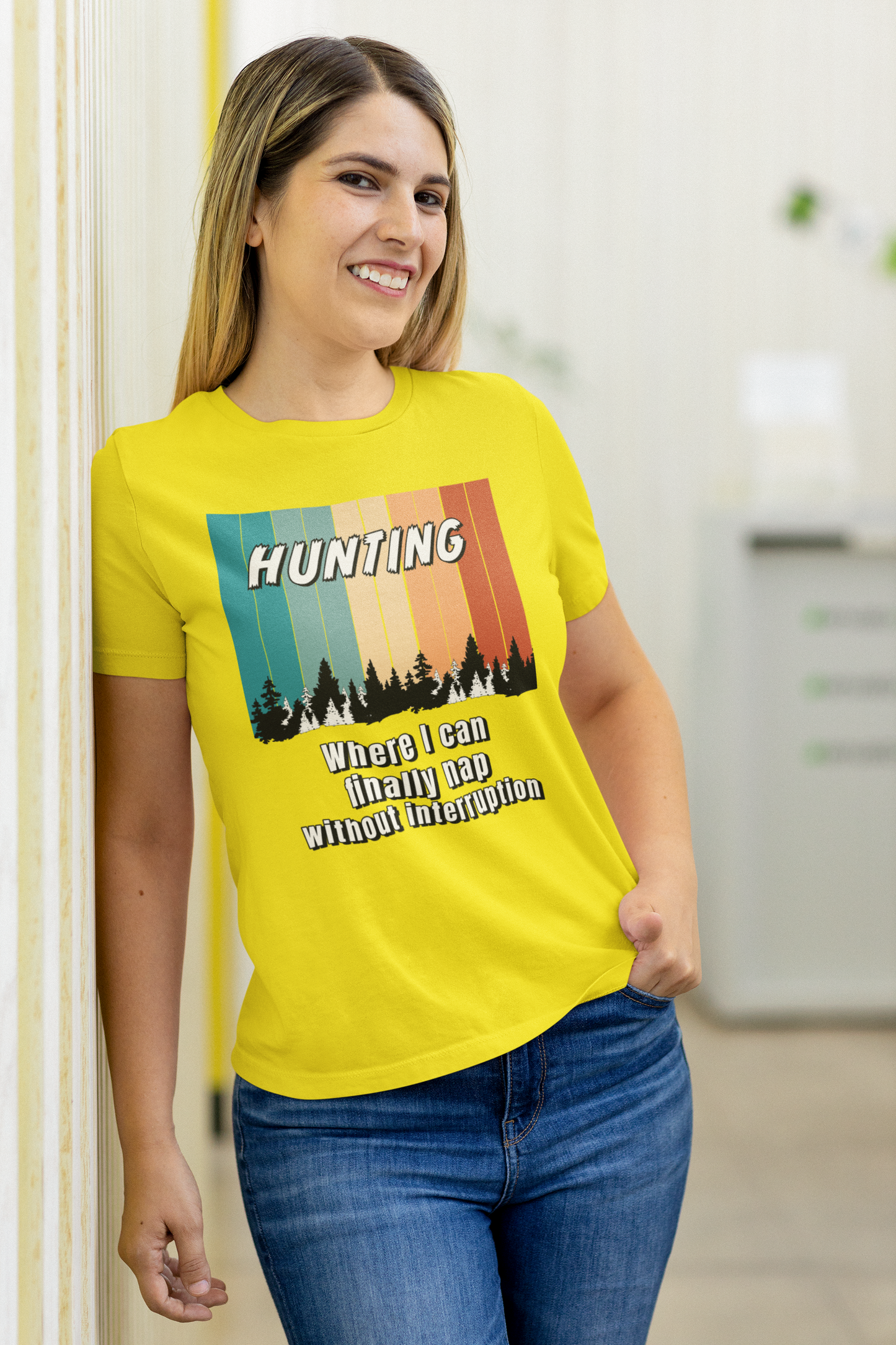 Hunting, where I can finally nap without interruption unisex T-Shirt archery bird hunting Christmas gift dads day gift deer hunter gift for dad gift for grandpa gift for him hunting moms gift muzzle loader Shotgun Unique gift