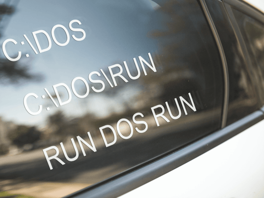 RUN DOS RUN - Vinyl decal adult adulting adulting not a fan Die cut stickers funny sticker meme sticker sticker stickers vinyl sticker water proof sticker would not recommend