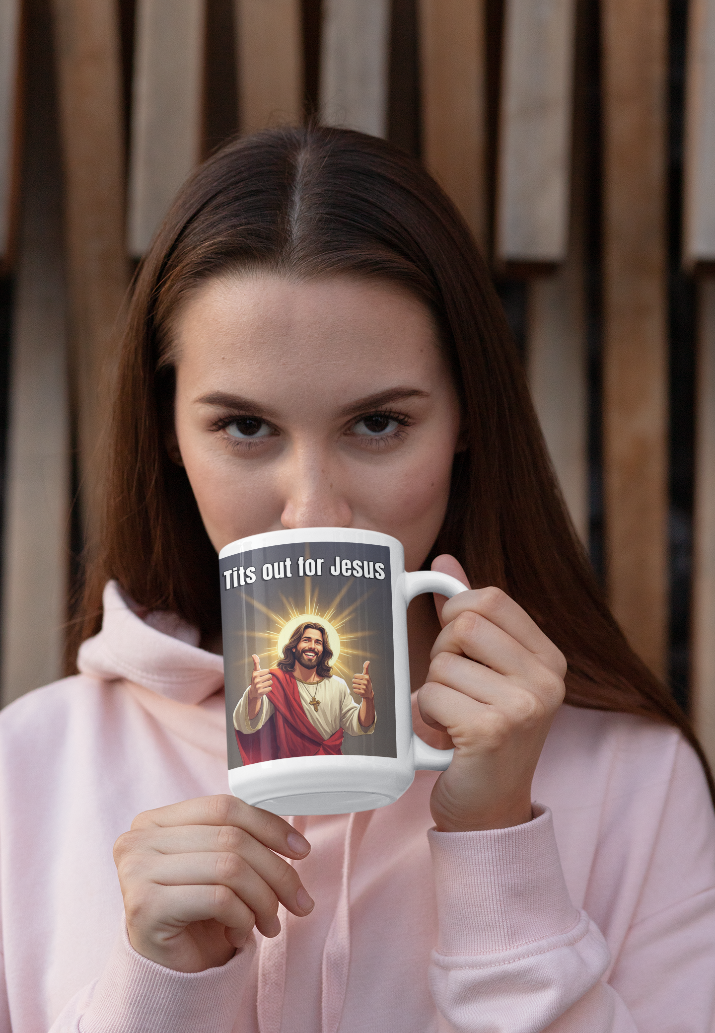 Tits out for Jesus mug 2 All Caffeine catholic Christian gift Christmas gift Coffee Time gift for mom gift for wife Java jesus jesus meme Mocha religion religious gift stocking stuffer