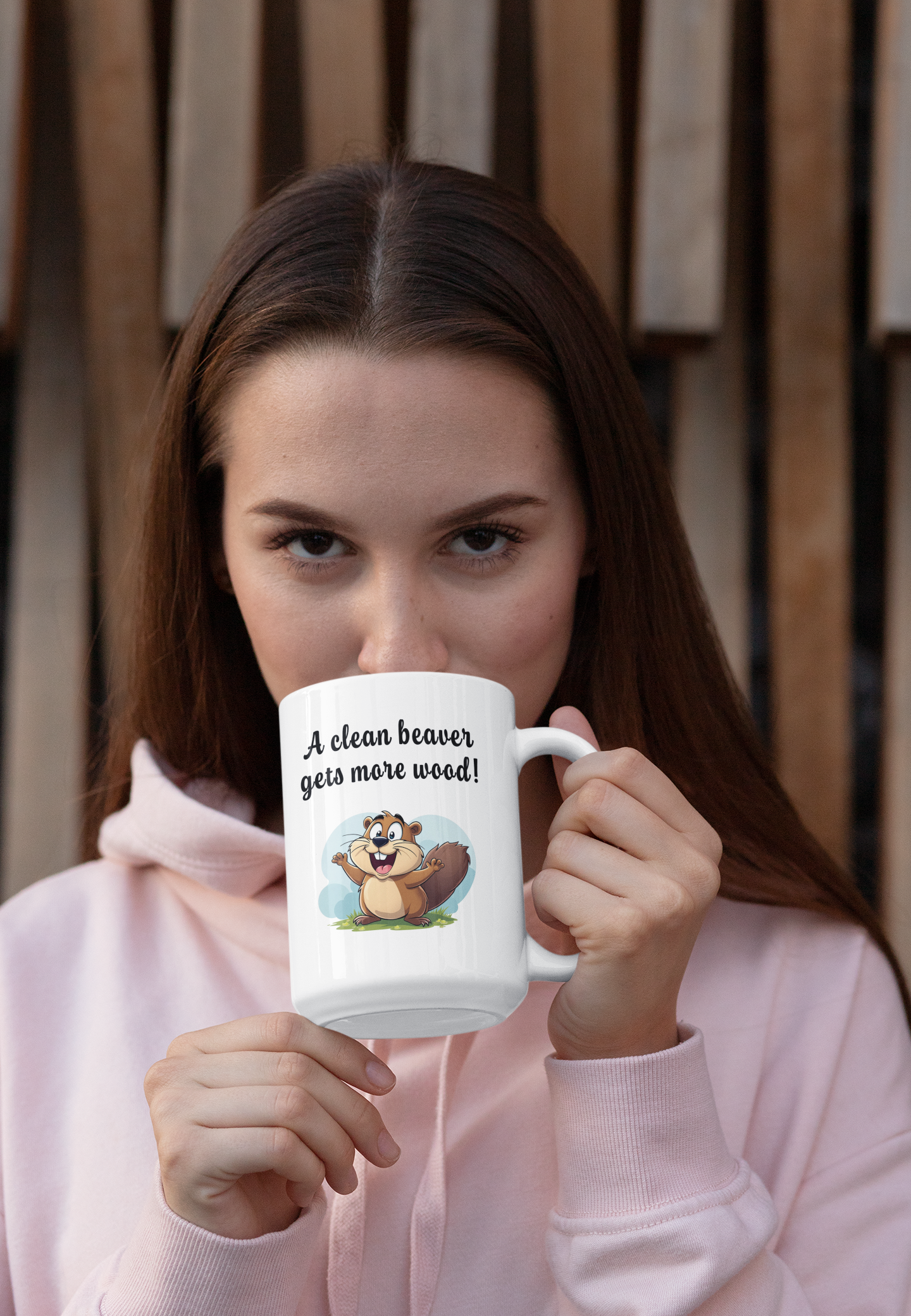 A clean beaver gets more wood mug All boss gift Caffeine Christmas gift co-worker gift coworker gift funny mug gift for dad gift for her Gift For Her Him gift for him gift for mom gift for sister gift for wife gift idea Java Mocha moms gift stocking stuffer vagina wife gift