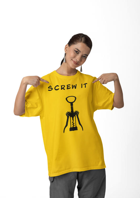 Screw it - Short-Sleeve Unisex T-Shirt christmas cork cork screw dads day dads day gift Fahters day Fathers Day Shirt funny shirt gift for boyfriend gift for dad gift for grandpa gift for her gift for him gift for husband gift for mom gift for sister gift for wife gift idea hand made Handmade horrible designs horribledesigns made in USA moms day moms gift mothers day gift Mothers Day shirt school gift screw it small business super dad T-Shirt teacher gift Unique gift wine