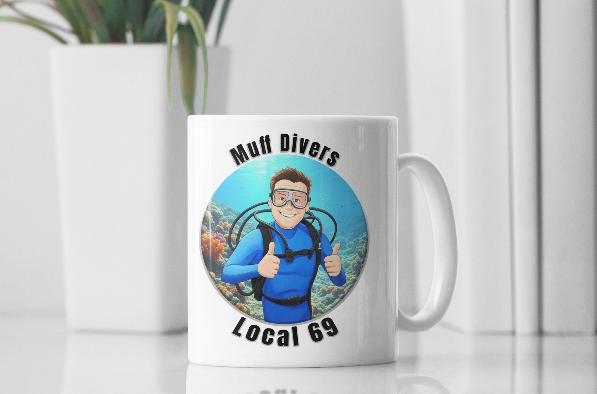 Muff Divers Local 69 mug All Caffeine Coffee Time Eat Pussy Funny Sarcastic Mug gift for boyfriend gift for dad gift for him Java libertarian Mocha oral sex stocking stuffer Vagene vagina