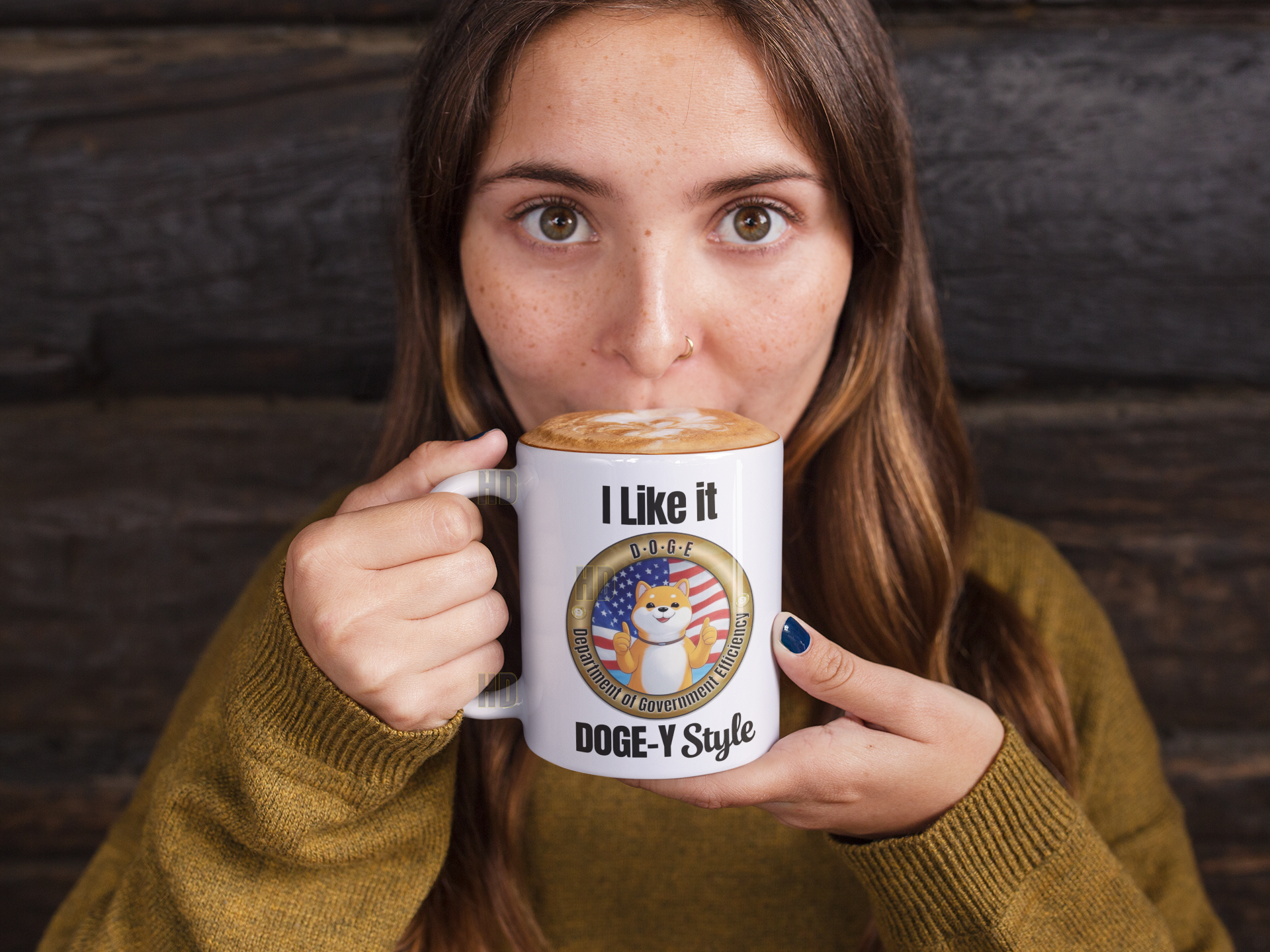 I like it DOGE-y Style mug All Caffeine Coffee Time DOGE Elon Elon Musk Funny Sarcastic Mug gift for boyfriend gift for dad gift for him Java libertarian Mocha stocking stuffer