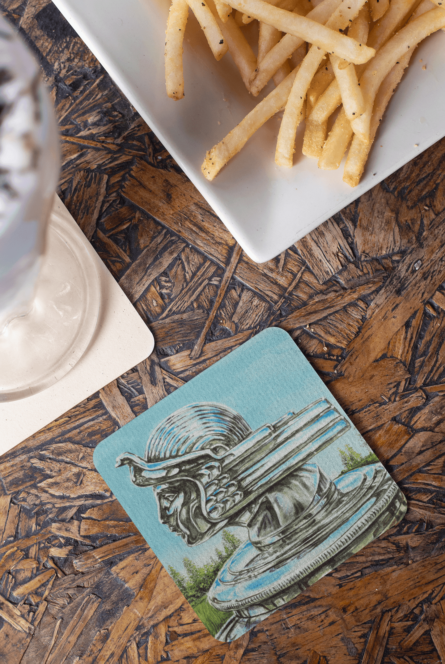 Stoichrome - MaddK Studio - Drink coaster