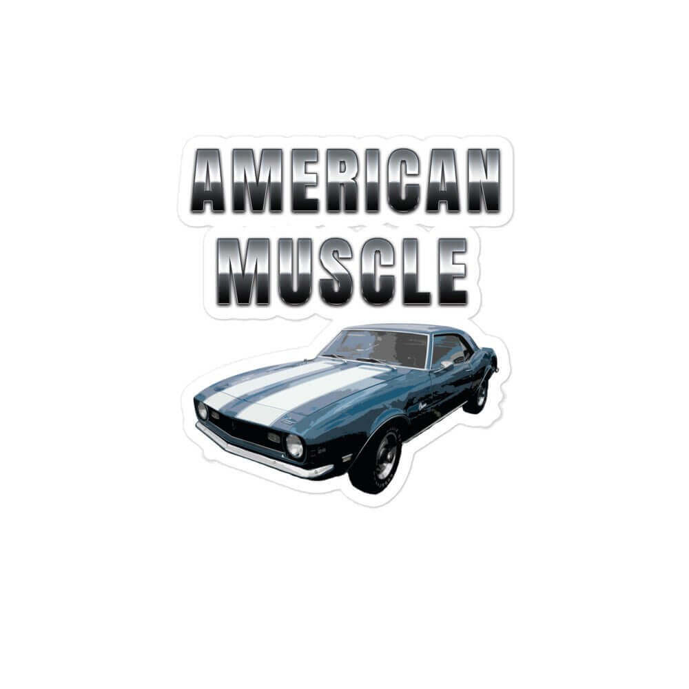 American Muscle - Chevy Camaro Z28 - Bubble-free stickers American Muscle chevrolet chevy Muscle Car sticker water proof sticker z28