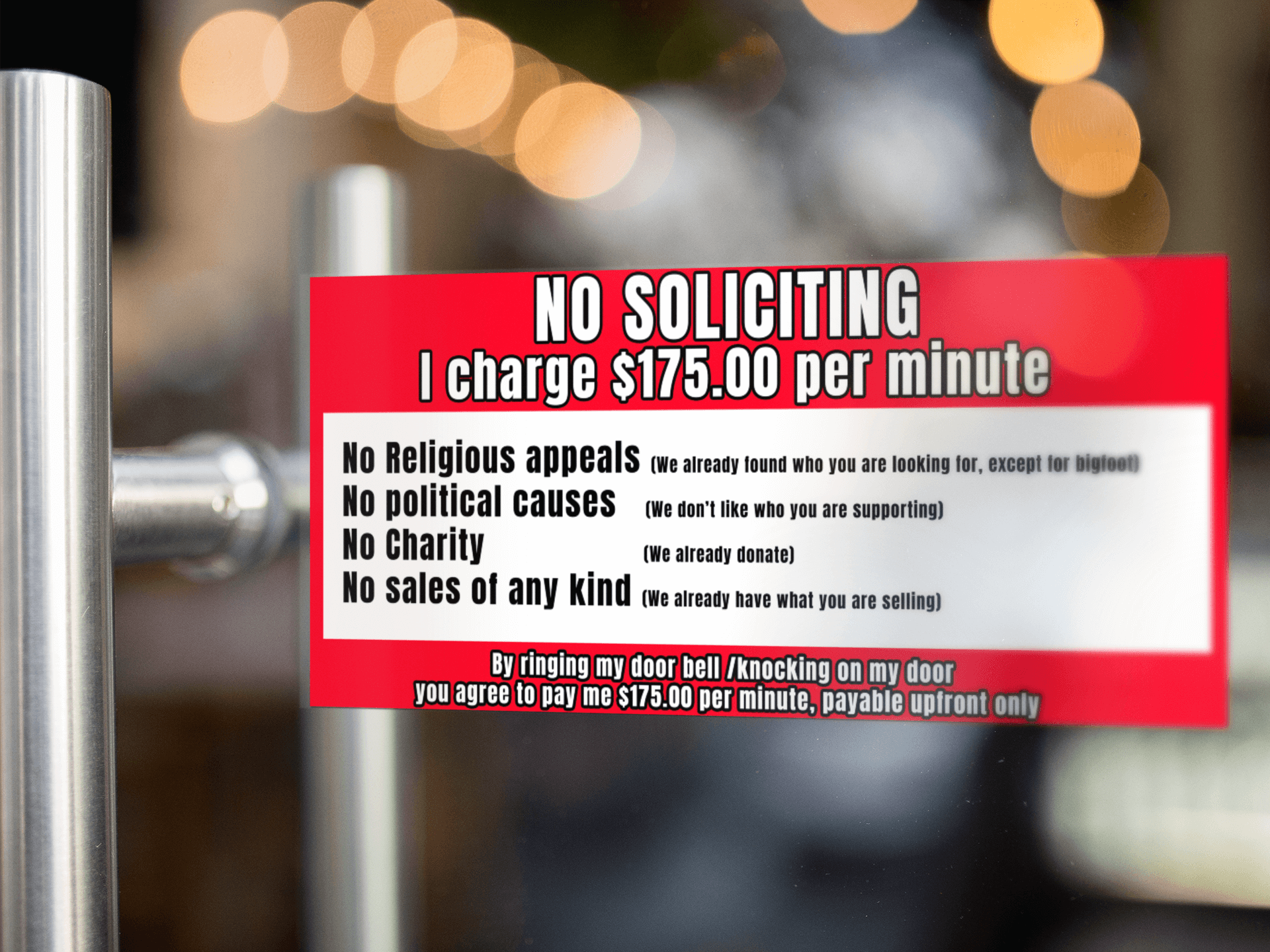 NO SOLICITING STICKER bubble free sticker funny sticker funny stickers LOL sticker meme sticker sarcastic sticker sticker stickers vinyl sticker water proof sticker