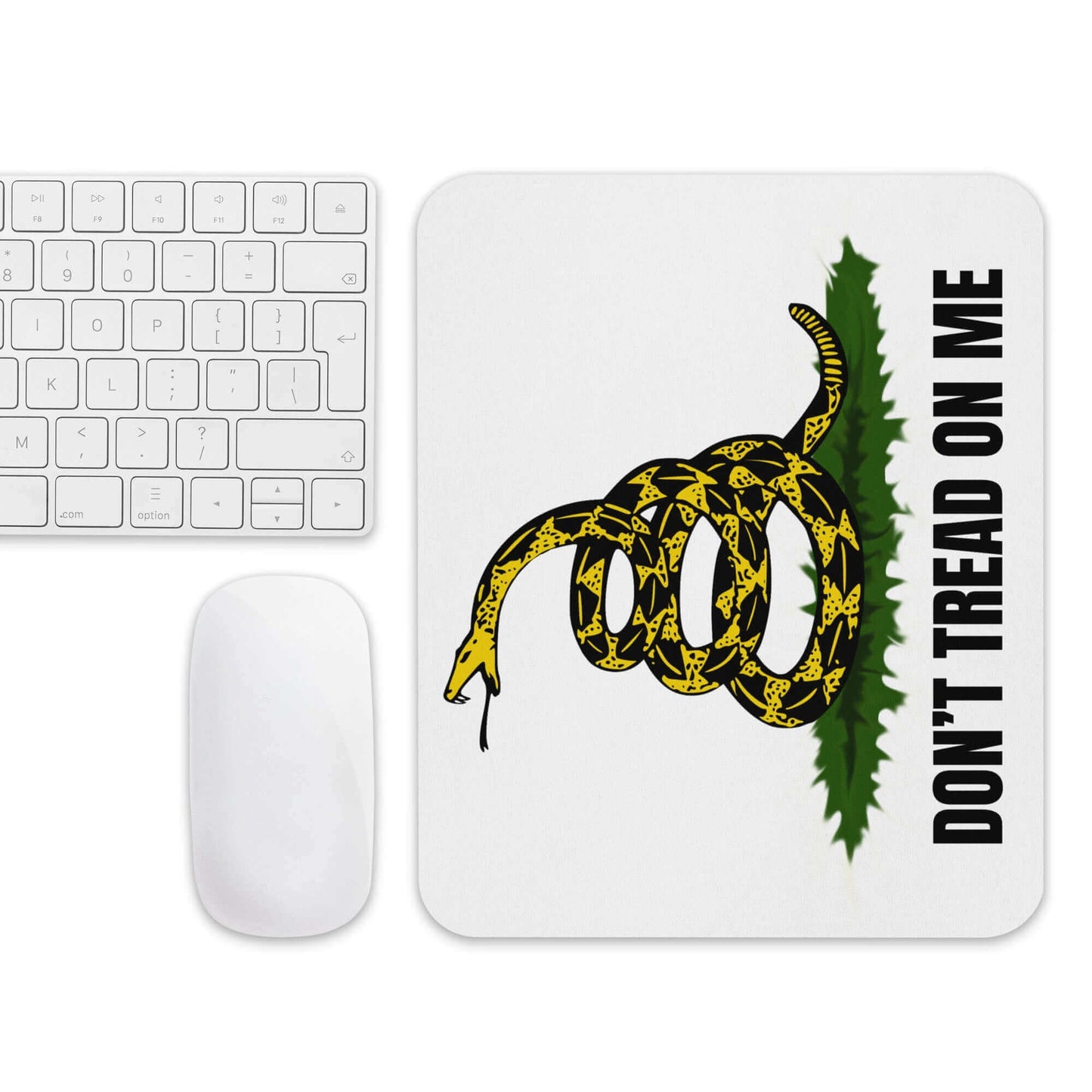 Don't tread on me - Mouse pad 1776 2nd amendment 4th of july agorism constitution dont tread on me freedom gadsden libertarian liberty liberty snake right to bear arms tea party voluntaryism