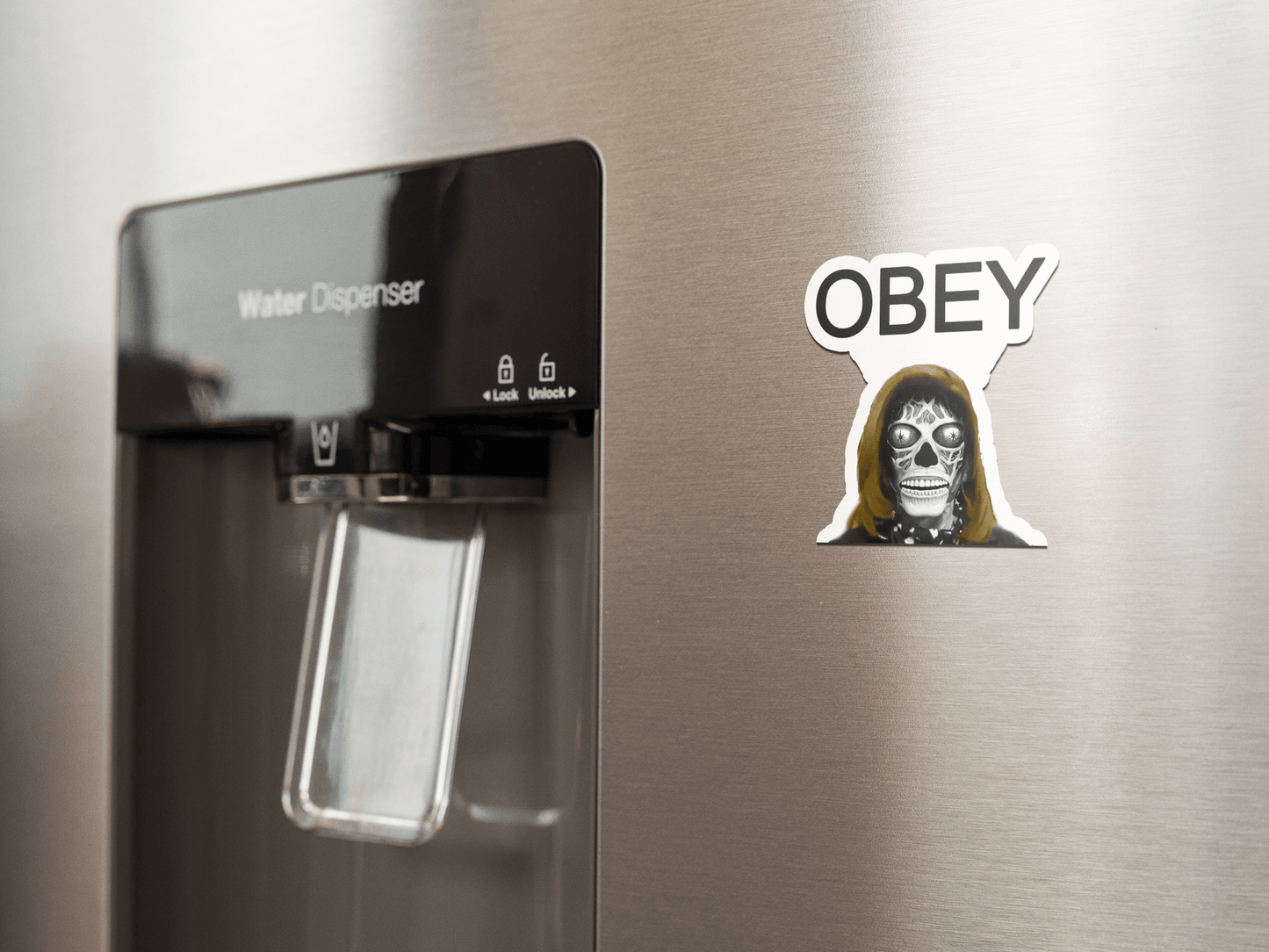 OBEY - Magnet CONSUME fridge magnet funny magnet gift for dad gift for her gift for him gift for mom gift for wife kitchen magnet magnet mouse pad Nancy Pelosi OBEY Pelosi They Live